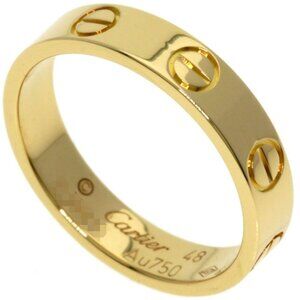 Cartier Mini Love Ring 48 18K Yellow Gold
